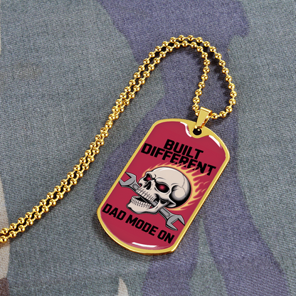 Father gift retirement personalized tag custom necklace fine jewelry