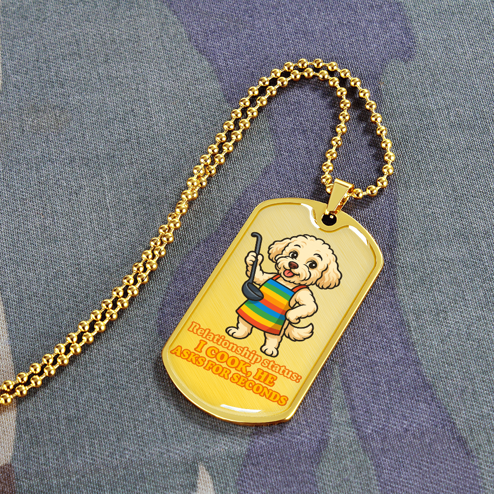 Pride Necklace Custom Name| Dog Tag Chain | Custom Dog Tag