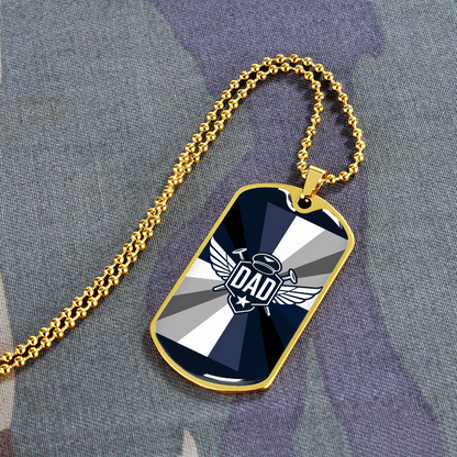 Father gift retirement personalized custom necklace fine jewelry