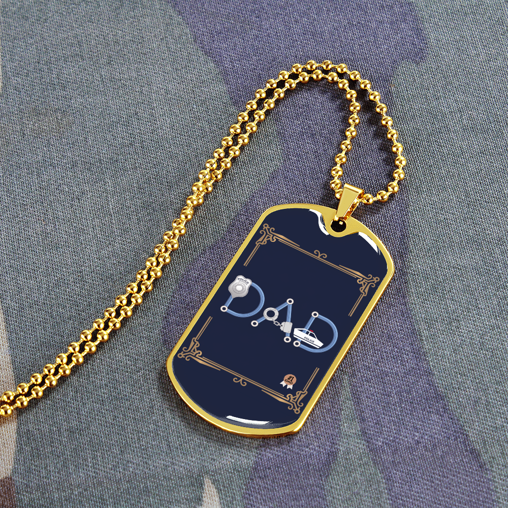 Father gift retirement personalized custom tag
