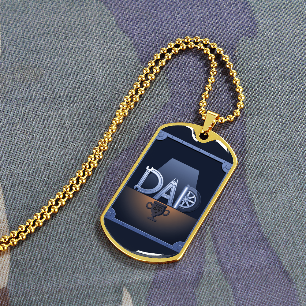 Father gift retirement custom personalized necklace fine jewelry