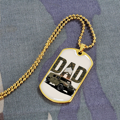 Father gift retirement custom personalized necklace fine jewelry