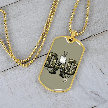 Father gift retirement personalized custom necklace fine jewelry