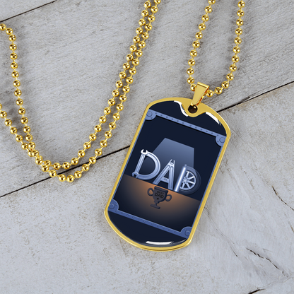 Father gift retirement custom personalized necklace fine jewelry
