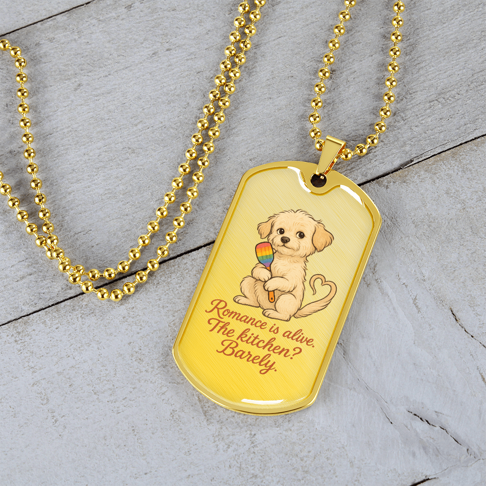 Pride Necklace Custom Name| Dog Tag Chain | Custom Dog Tag