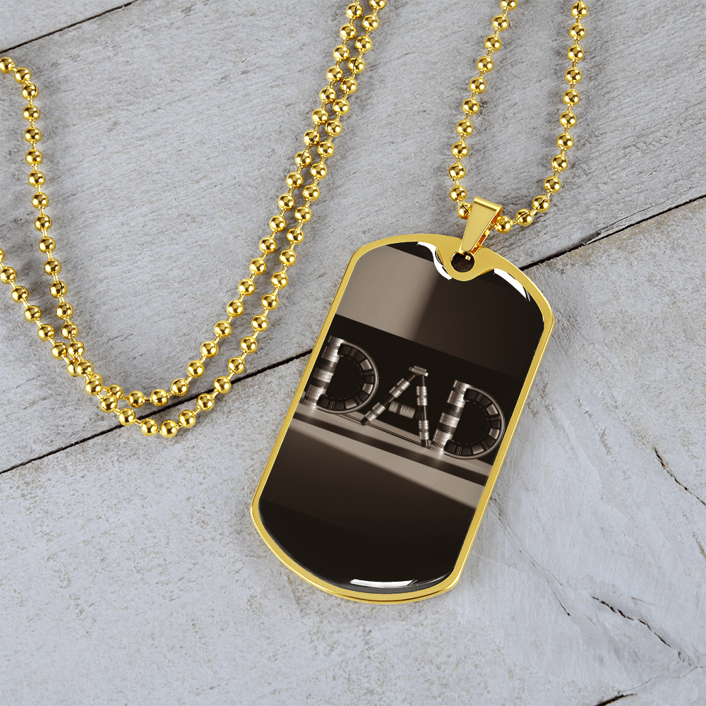 Father gift retirement personalized custom necklace fine jewelry