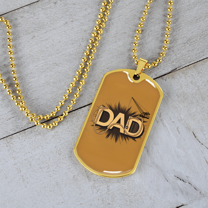 Dad gift retirement personalized coustum necklace