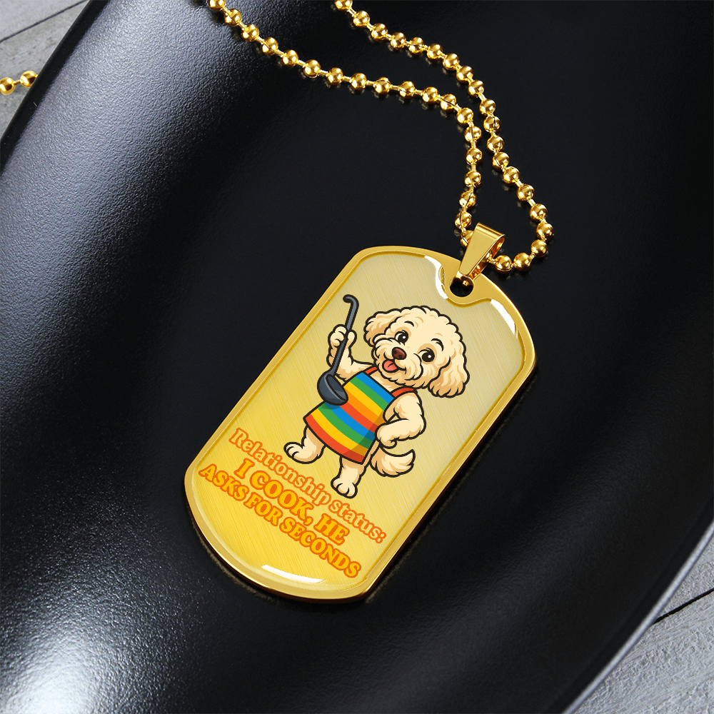 Pride Necklace Custom Name| Dog Tag Chain | Custom Dog Tag