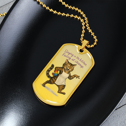 Pride Necklace Custom Name| Dog Tag Chain | Custom Dog Tag