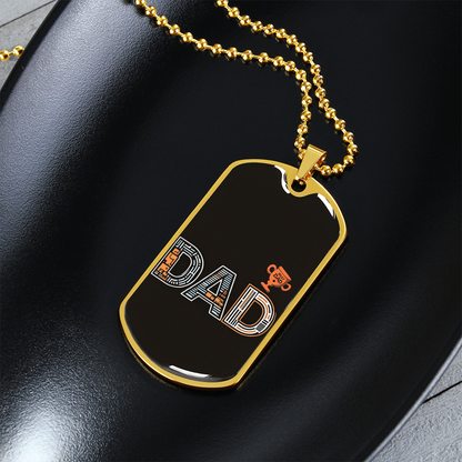 Father gift retirement personalized custom necklace fine jewelry
