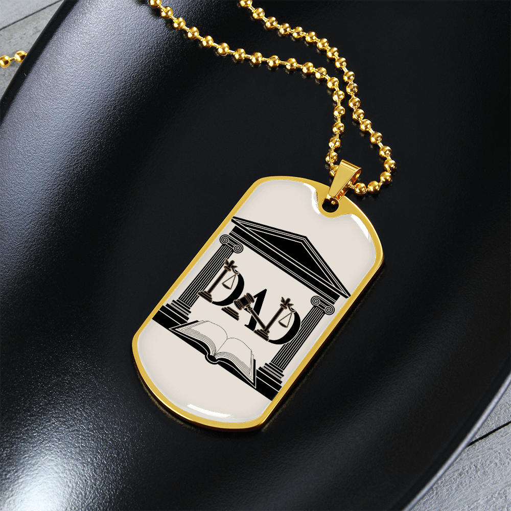 Father gift retirement personalized custom necklace fine jewelry