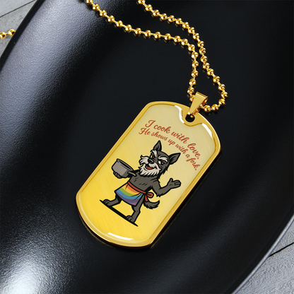 Pride Necklace Custom Name| Dog Tag Chain | Custom Dog Tag