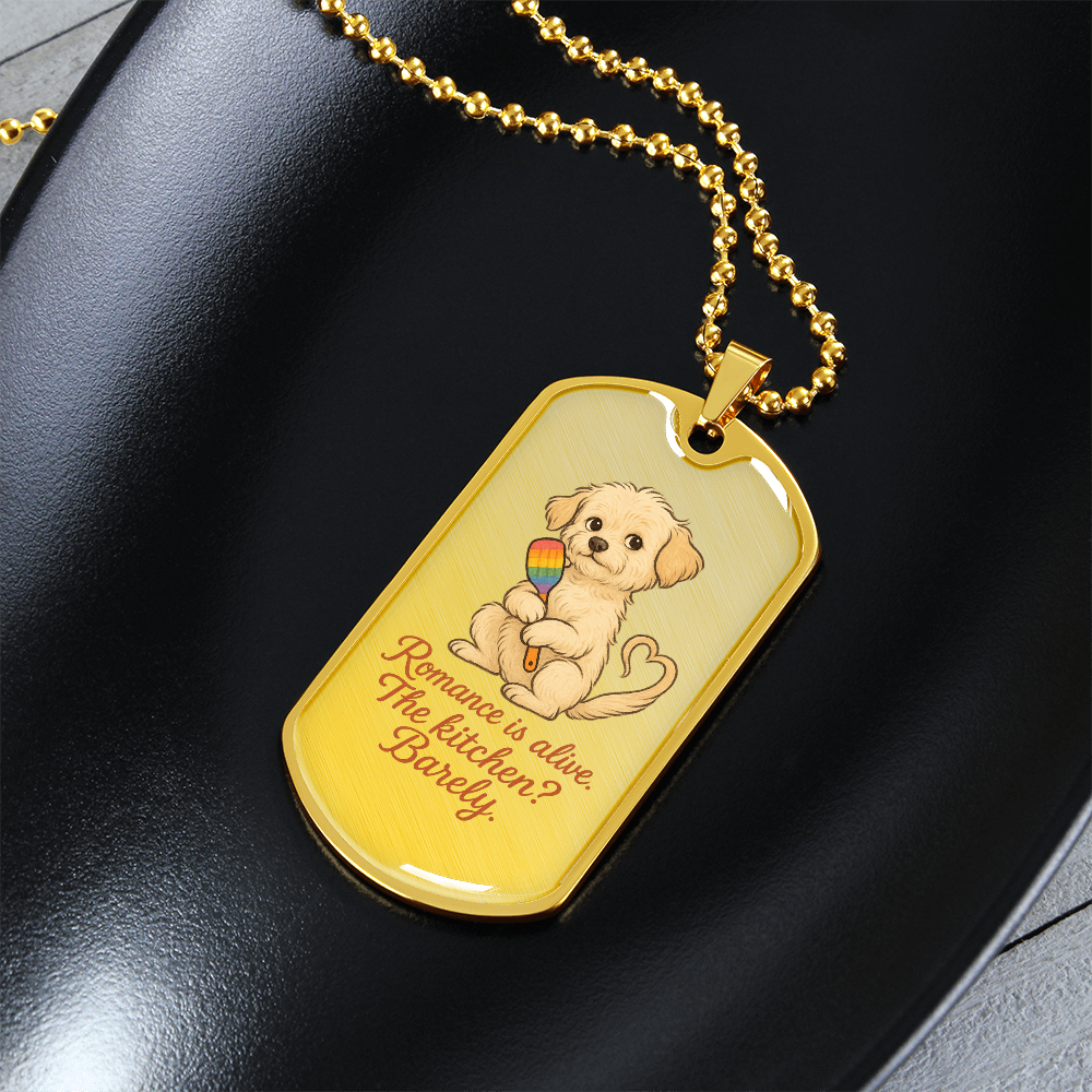 Pride Necklace Custom Name| Dog Tag Chain | Custom Dog Tag