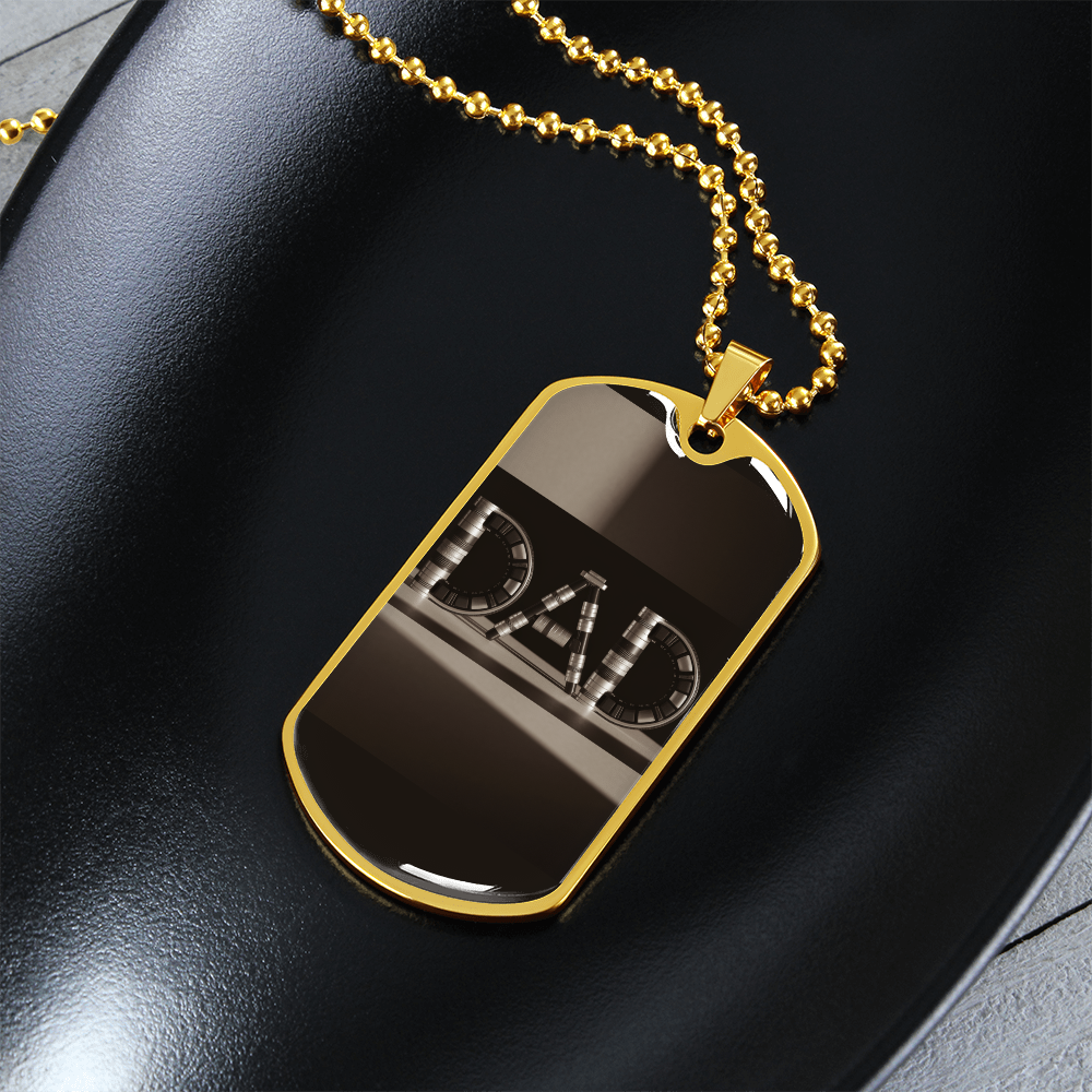 Father gift retirement personalized custom necklace fine jewelry