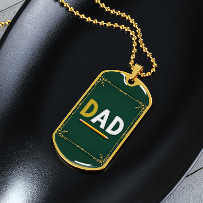 Father gift retirement personalized custom necklace fine jewelry