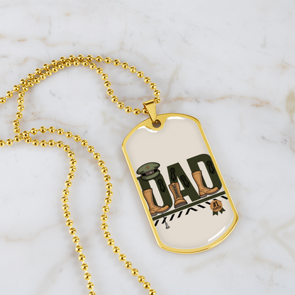 Father gift retirement personalized custom necklace fine jewelry