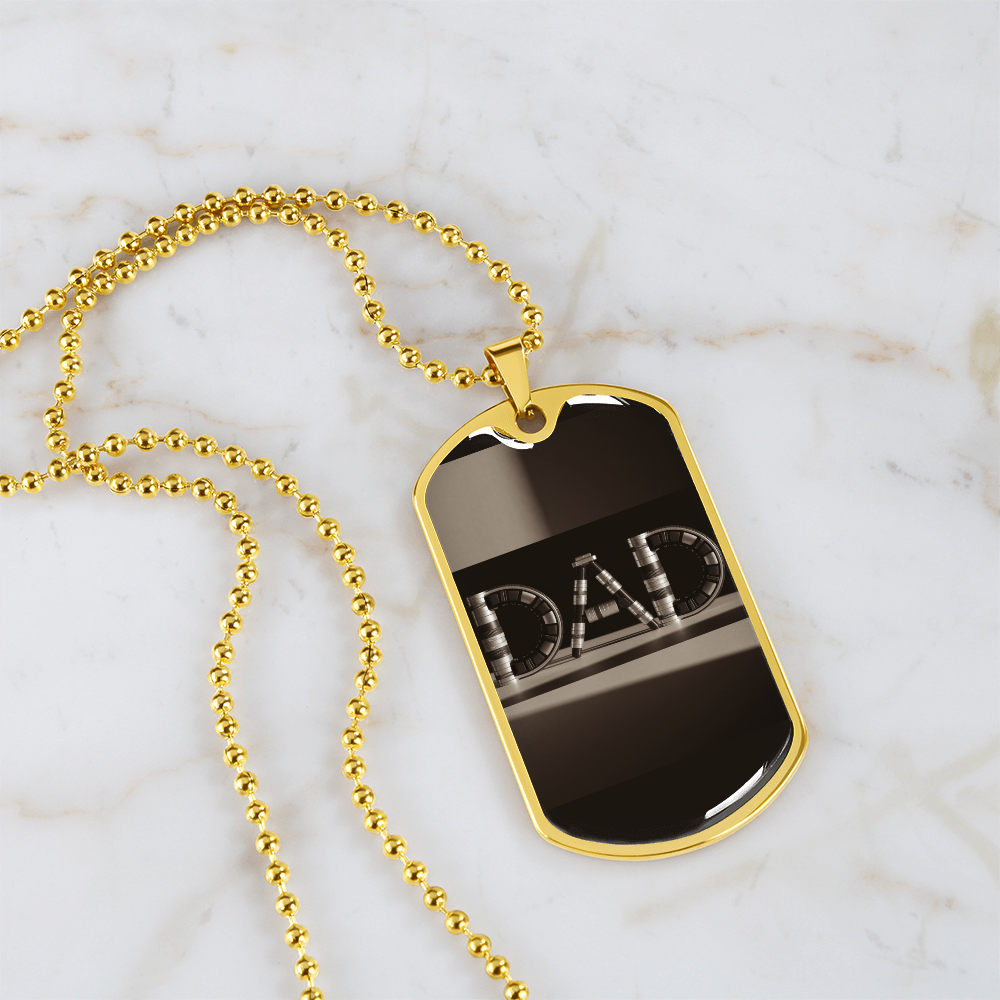Father gift retirement personalized custom necklace fine jewelry