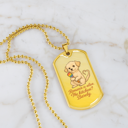 Pride Necklace Custom Name| Dog Tag Chain | Custom Dog Tag