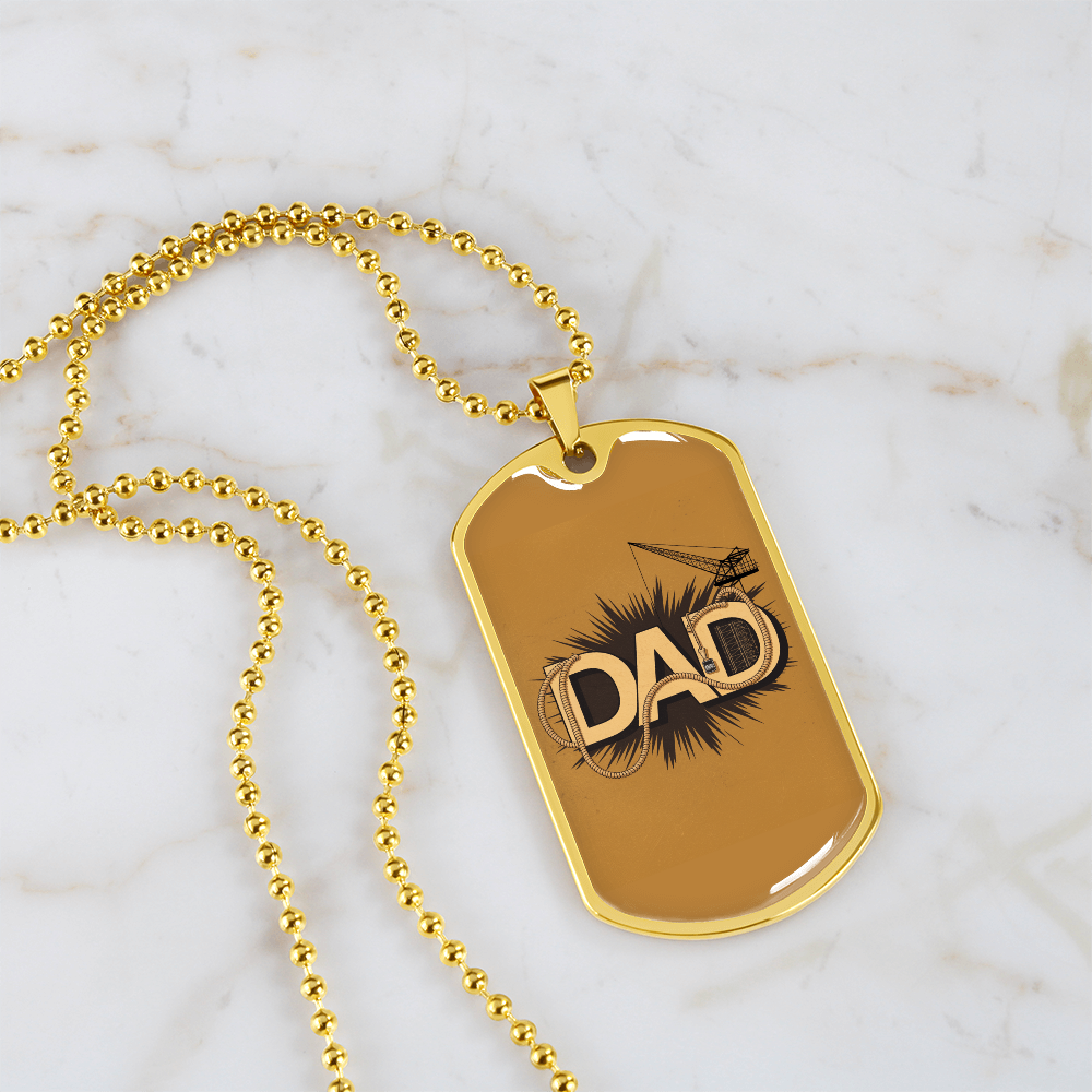 Dad gift retirement personalized coustum necklace