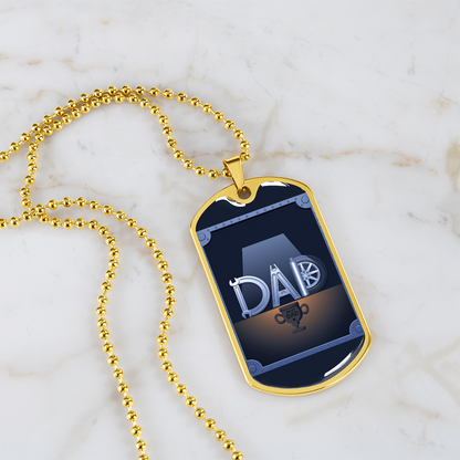 Father gift retirement custom personalized necklace fine jewelry