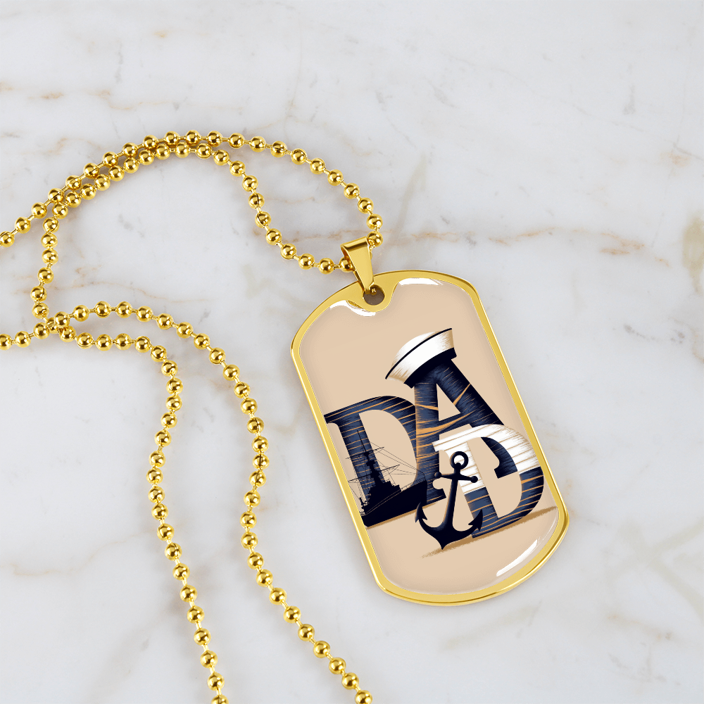 Father gift retirement personalized custom necklace fine jewelry