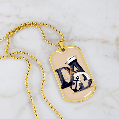 Father gift retirement personalized custom necklace fine jewelry