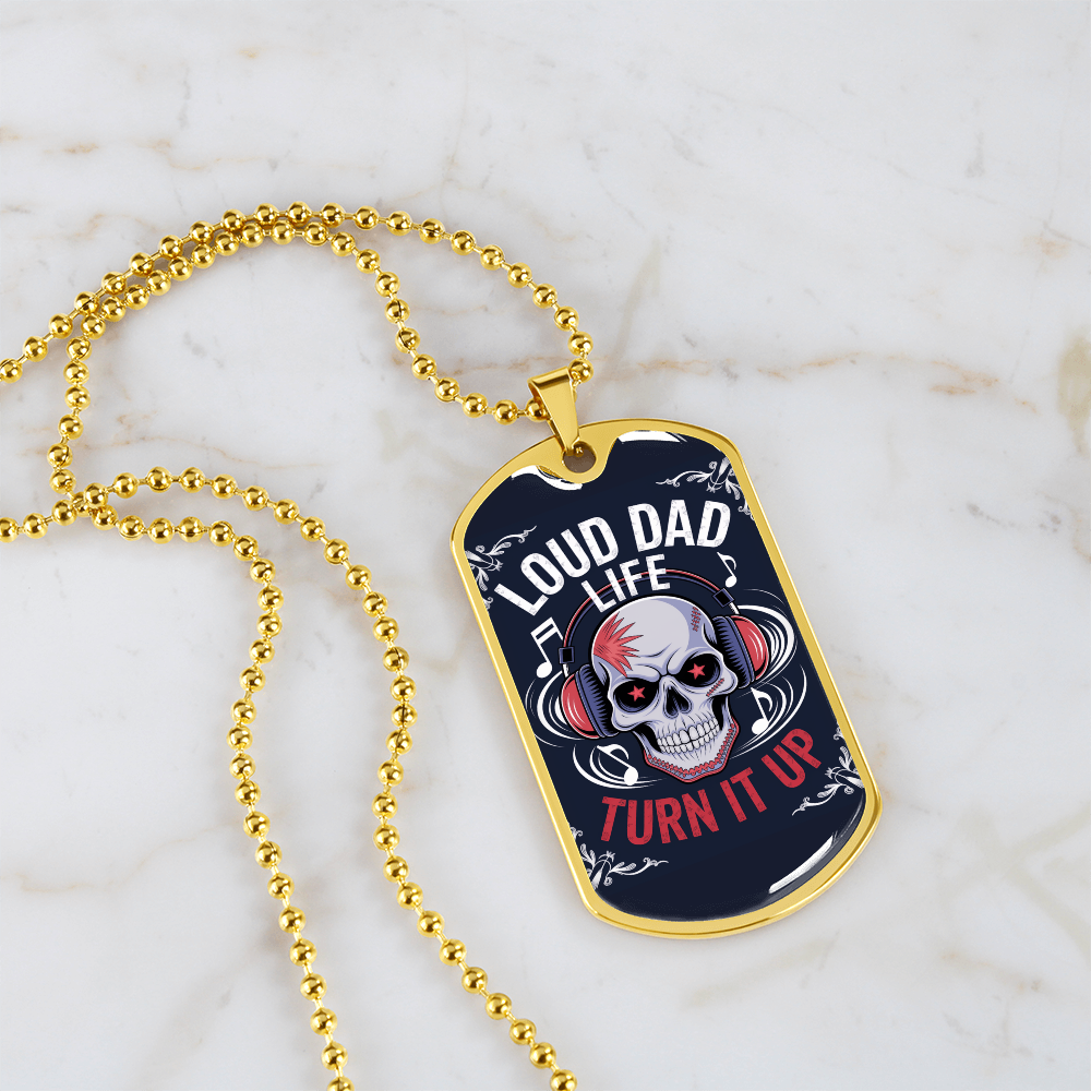 Father gift retirement custom tag necklace fine jewelry