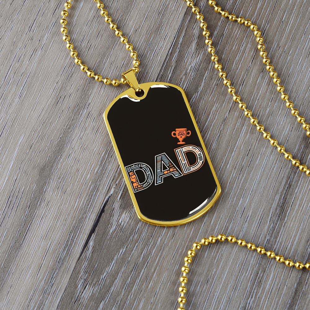 Father gift retirement personalized custom necklace fine jewelry