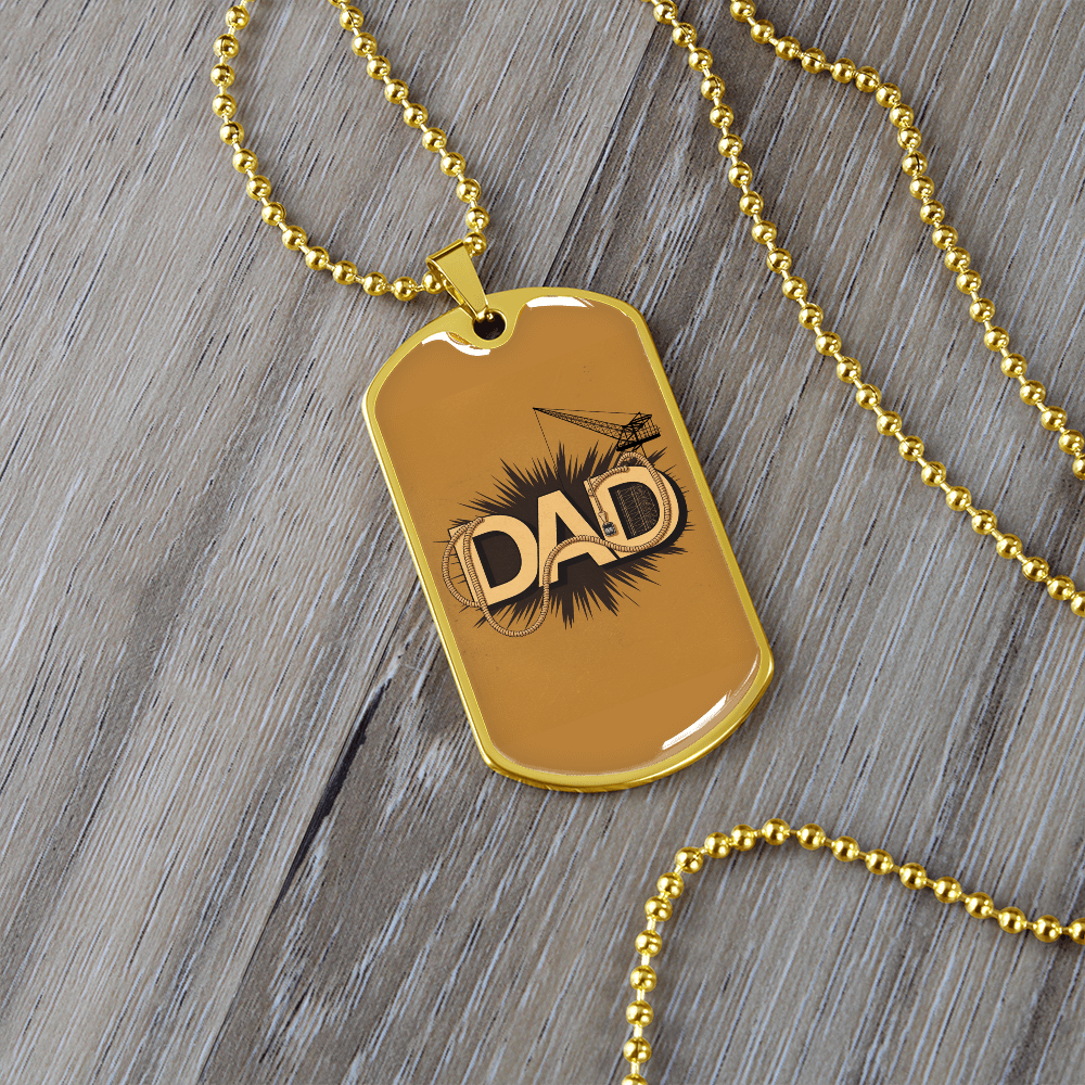 Dad gift retirement personalized coustum necklace