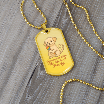 Pride Necklace Custom Name| Dog Tag Chain | Custom Dog Tag