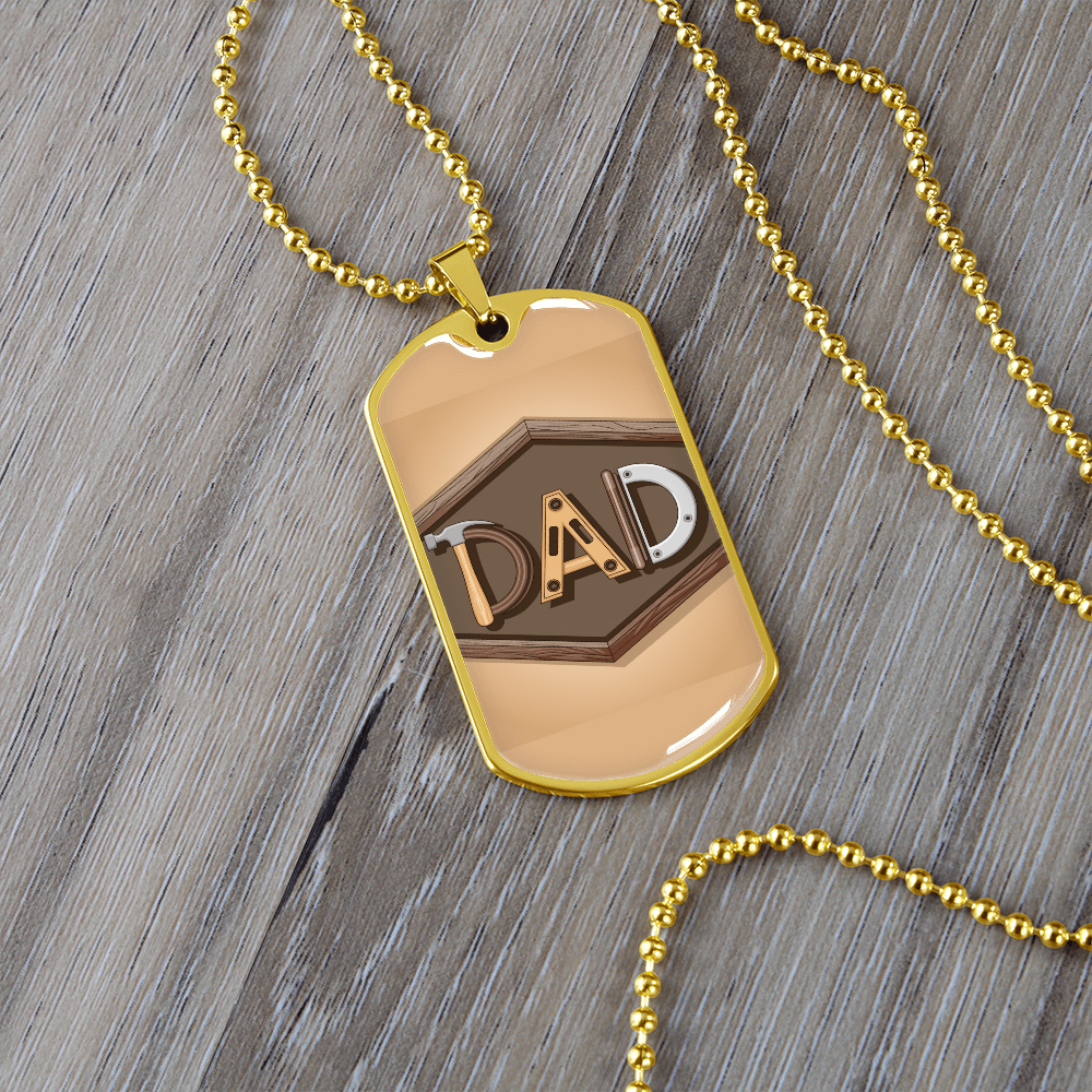 Father gift retirement personalized custom necklace fine jewelry