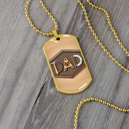 Father gift retirement personalized custom necklace fine jewelry