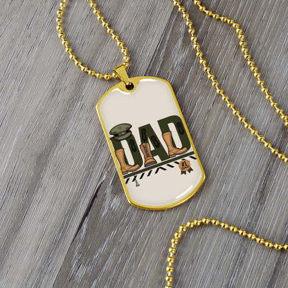 Father gift retirement personalized custom necklace fine jewelry