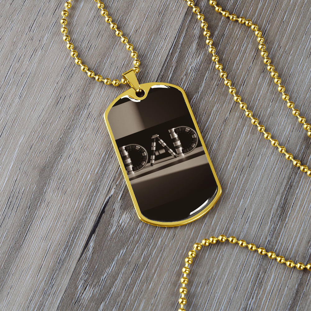 Father gift retirement personalized custom necklace fine jewelry