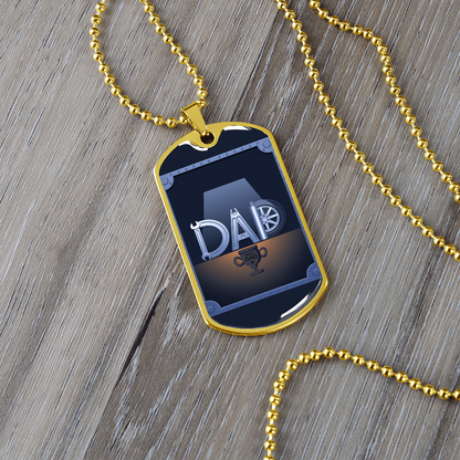 Father gift retirement custom personalized necklace fine jewelry