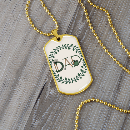 Father gif retirement personalized custom necklace fine jewelry