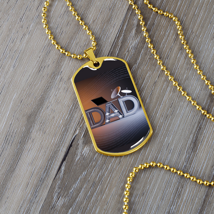 Father gift retirement custom personalized necklace fine jewelry