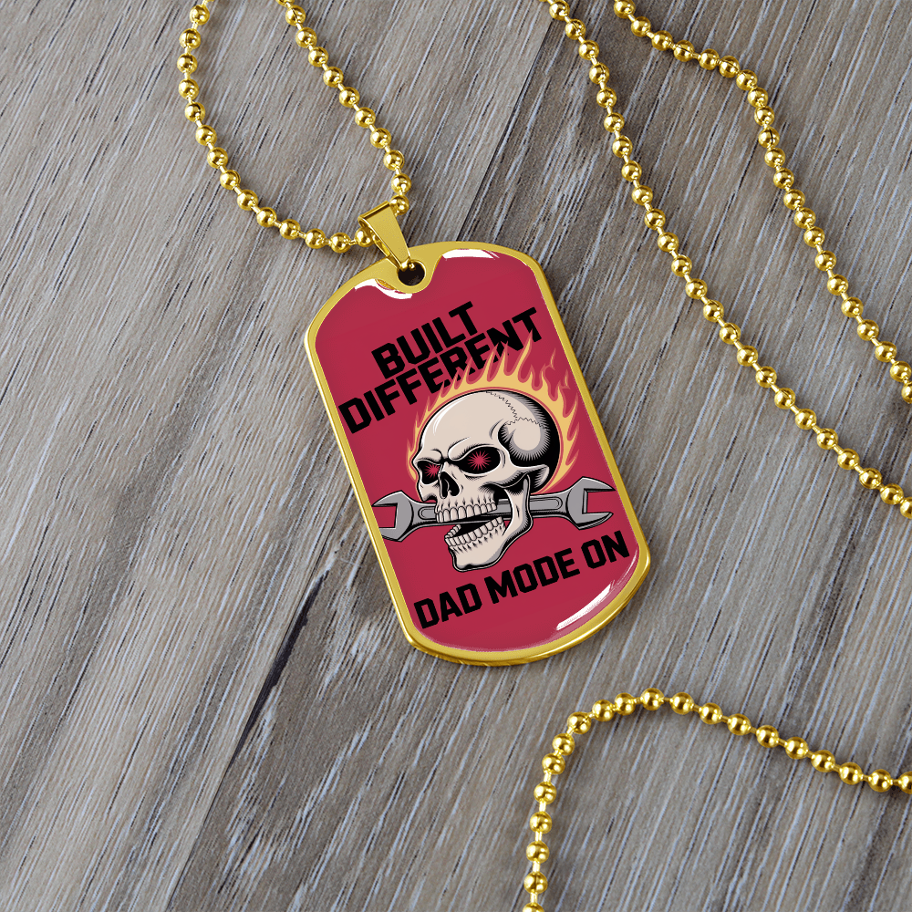 Father gift retirement personalized tag custom necklace fine jewelry