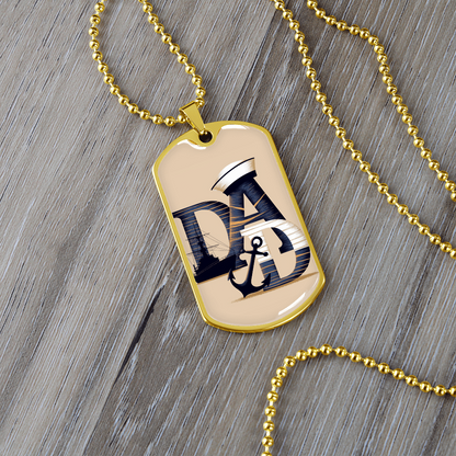 Father gift retirement personalized custom necklace fine jewelry