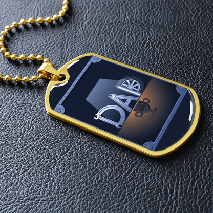 Father gift retirement custom personalized necklace fine jewelry