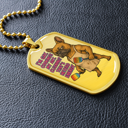 Pride Necklace Custom Name| Dog Tag Chain | Custom Dog Tag