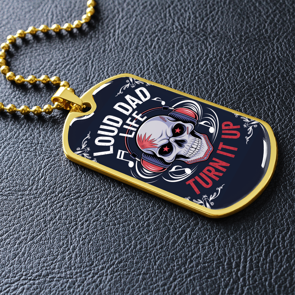 Father gift retirement custom tag necklace fine jewelry