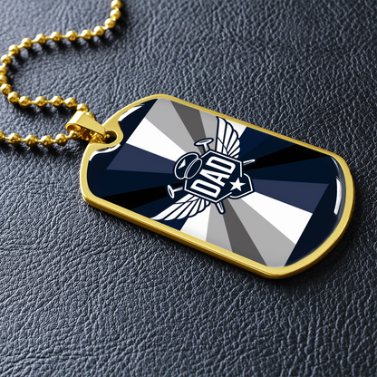 Father gift retirement personalized custom necklace fine jewelry