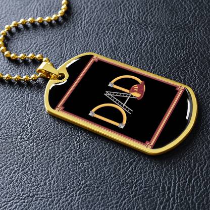 Father gift retirement personalized custom necklace tag fine jewelry