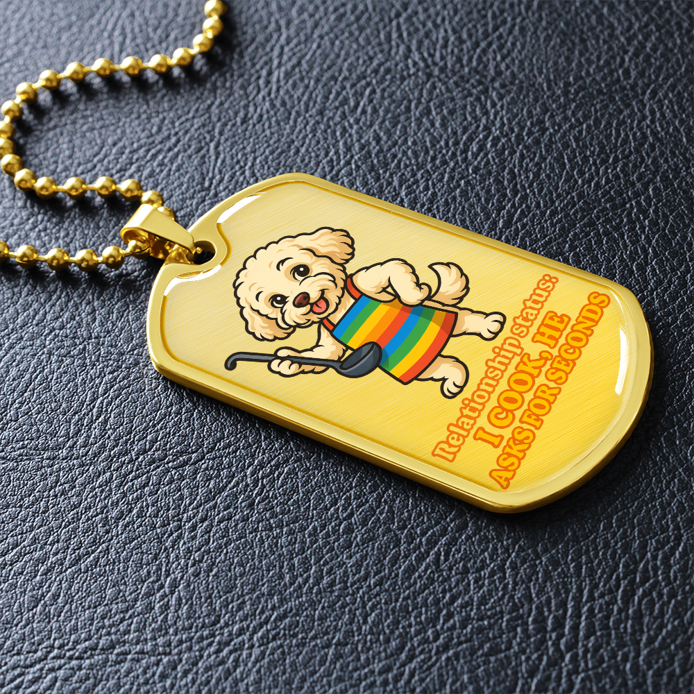Pride Necklace Custom Name| Dog Tag Chain | Custom Dog Tag