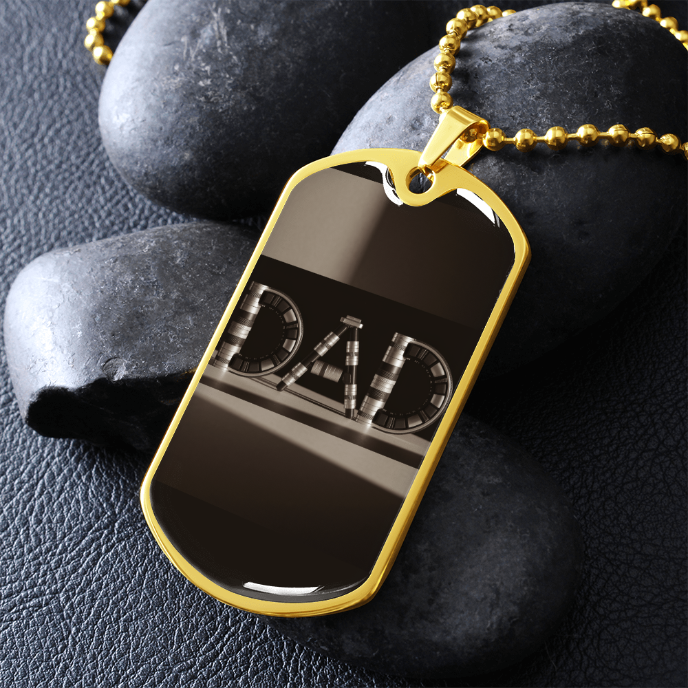 Father gift retirement personalized custom necklace fine jewelry