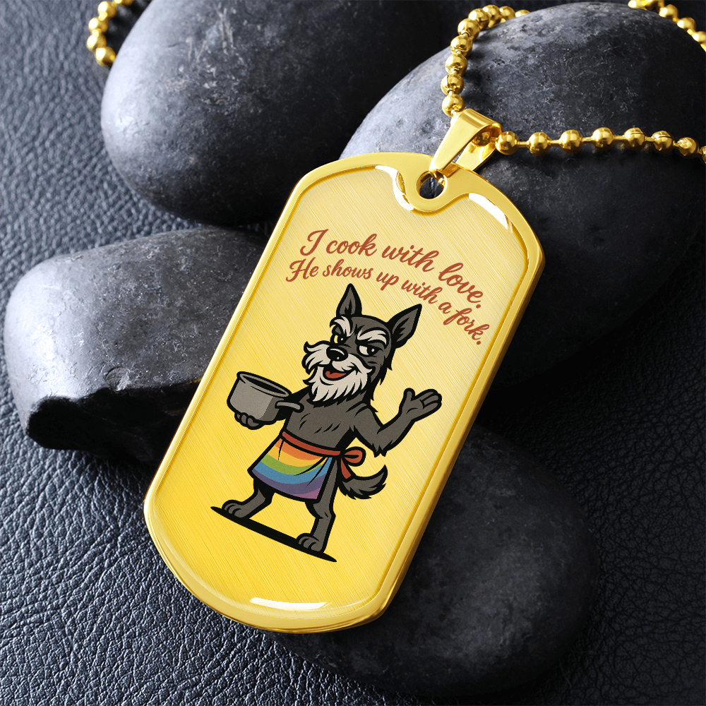 Pride Necklace Custom Name| Dog Tag Chain | Custom Dog Tag