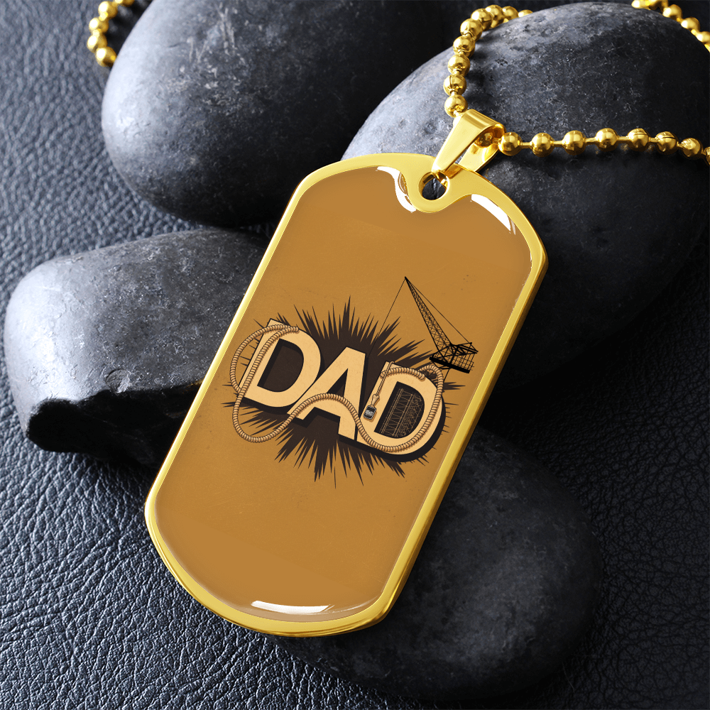 Dad gift retirement personalized coustum necklace