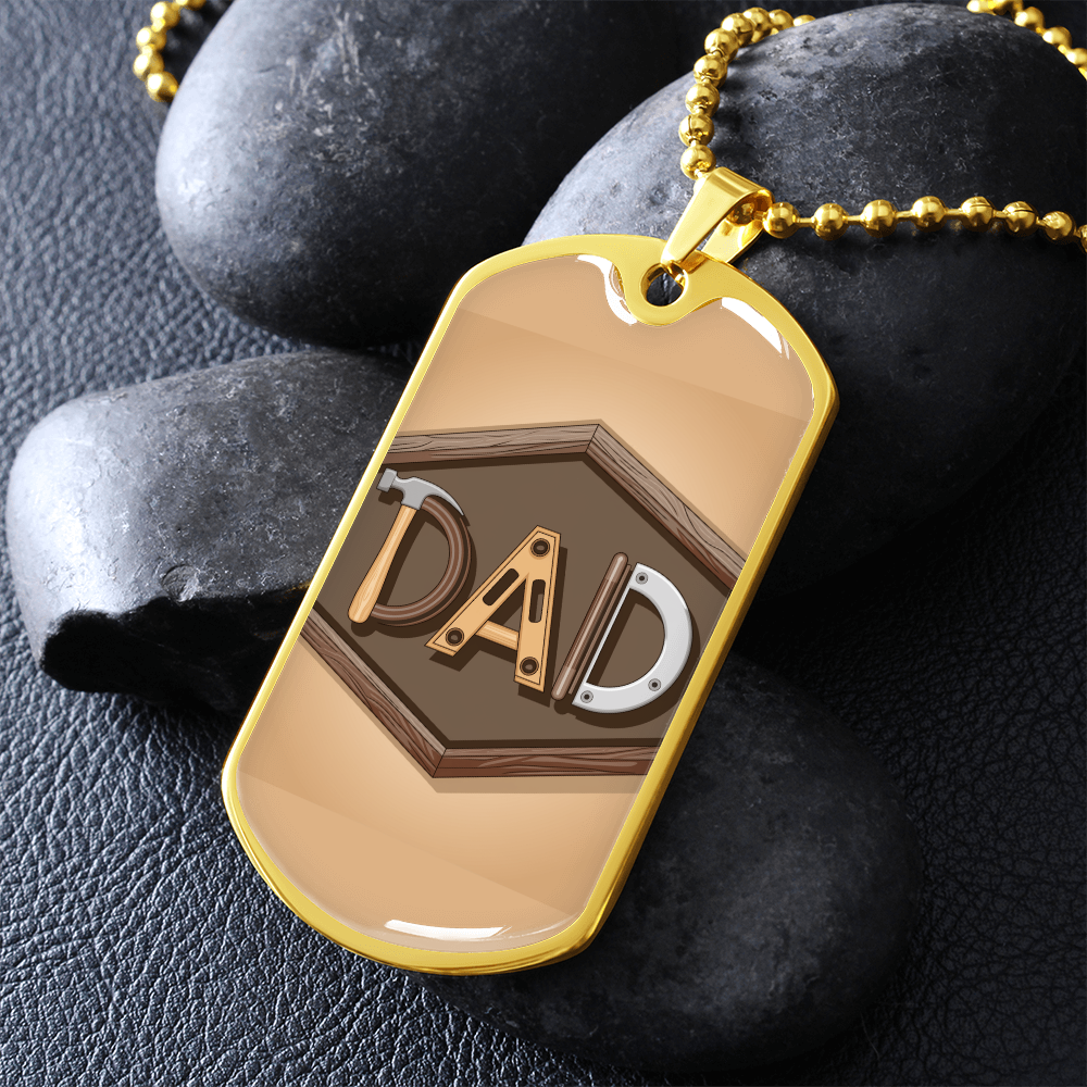 Father gift retirement personalized custom necklace fine jewelry