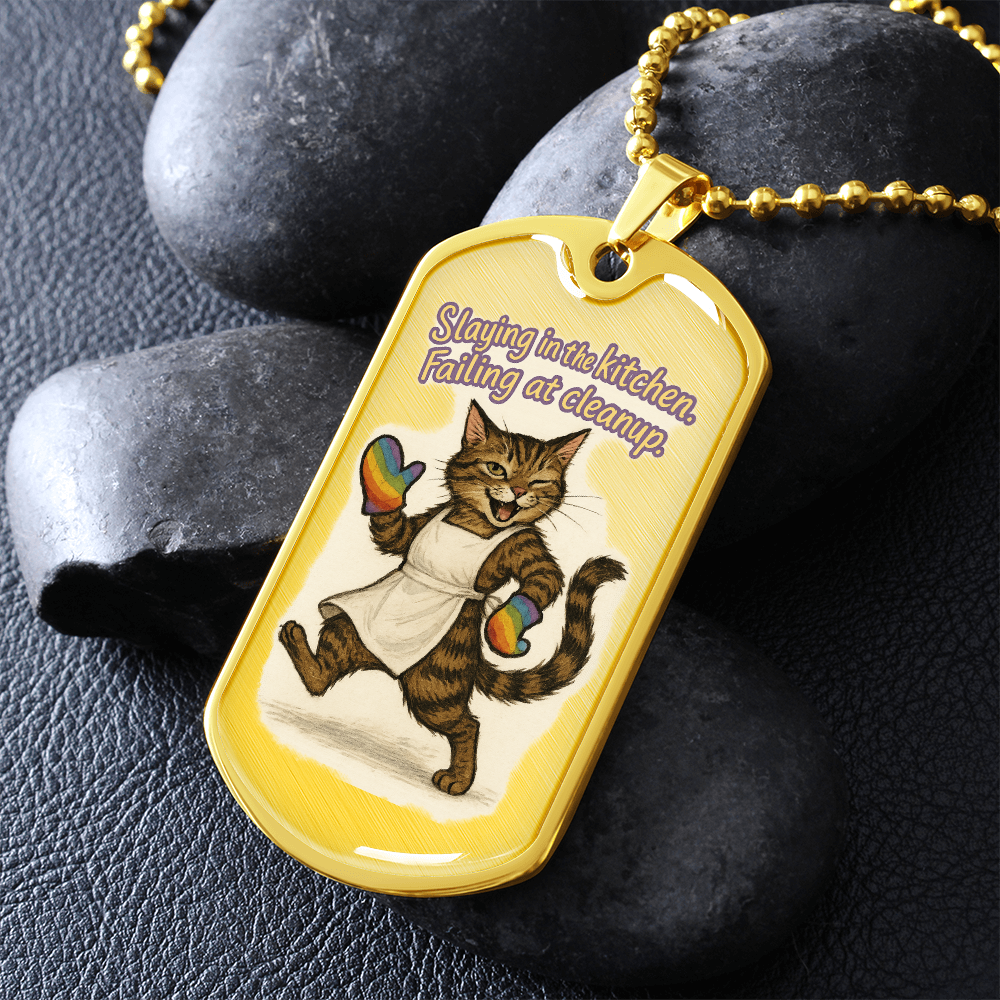 Pride Necklace Custom Name| Dog Tag Chain | Custom Dog Tag